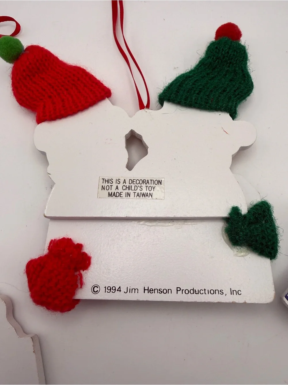 Sesame Street Elmo, Ernie & Bert Merry Christmas Hanging Ornament lot